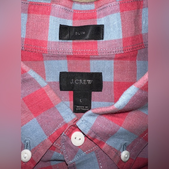J. Crew Linen Blend Long Sleeve Button Down Shirt 👔 ♥️💙✨🛍️ - Picture 3 of 5